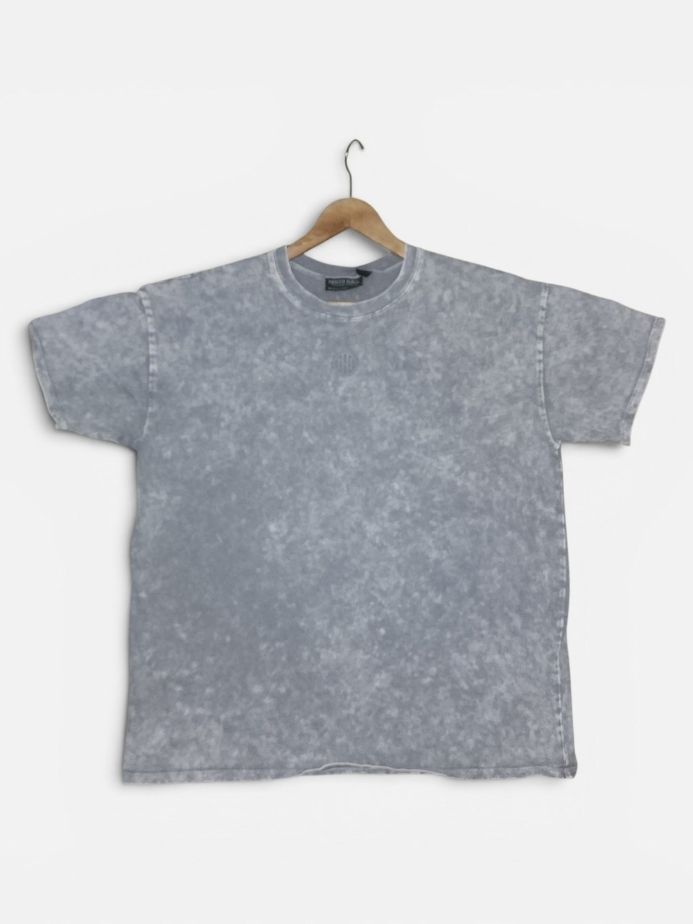 Washed Gray Short Sleeve Tee for Women